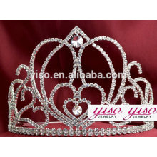 Rhinestone decoración pequeña tiara dulce de la joyería de la boda